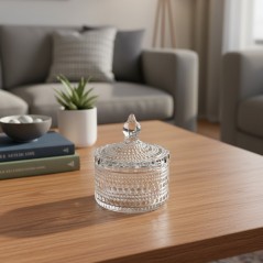 Bonbonnière en Verre avec Couvercle