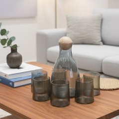 Service à eau 7 Pièces Avec Carafe en Verre