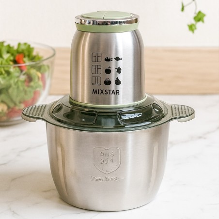 Hachoir Électrique Bol Inox 3L - Mixstar