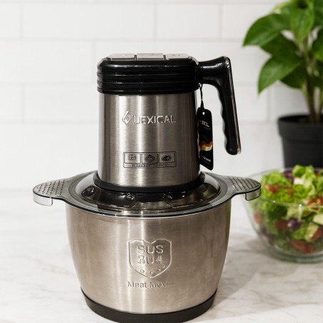 Hachoir Électrique En Inox 3L 400W - Lexical LCH-1966