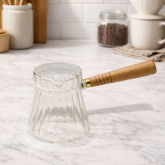 Zezawaen Verre 300ML avec Manche en Bois