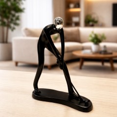 Statue Décorative Homme Abstrait en Résine