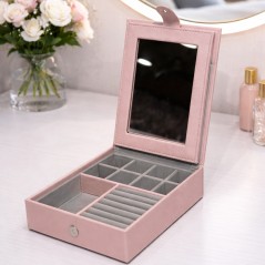 Coffret à Bijoux avec Miroir Vertical