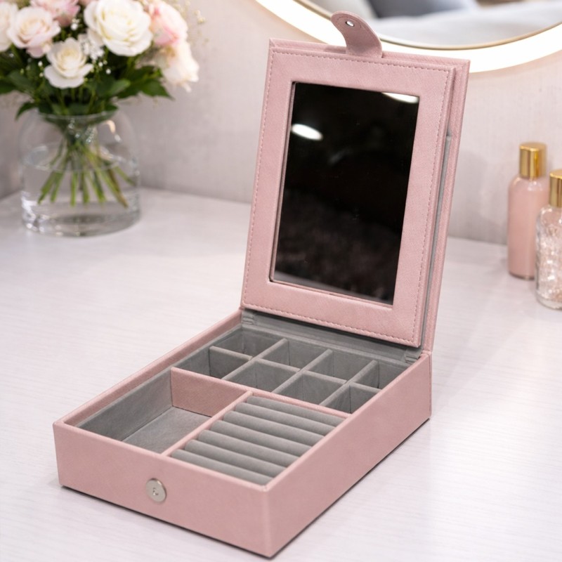 Coffret à Bijoux avec Miroir Vertical