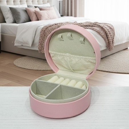 Coffret à Bijoux Rond Compact