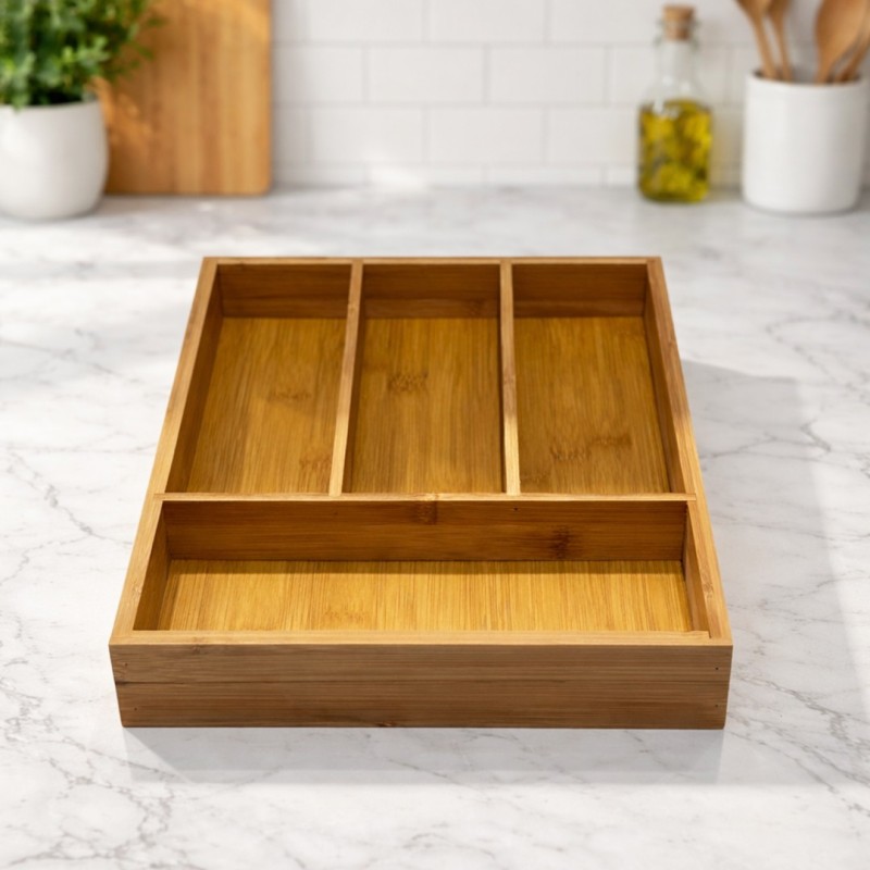 Organisateur de Couverts 33x25 cm en Bois