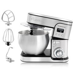 Robot Pétrin Lexical Avec afficheur 7L 1300W Argent