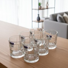 Service de Verres à Eau en Verre 6 Pièces