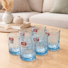 Service de Verres à Eau en Verre 6 Pièces