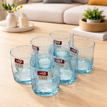 Service de Verres à Eau en Verre 6 Pièces
