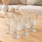 Service de Verres à Jus en Verre 6 Pièces