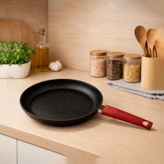 Poêle en Granite Ø20 cm Rouge - MCS