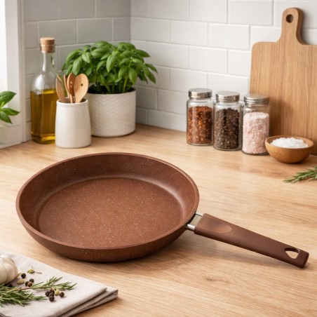 Poêle en Granite Ø24 cm Crème - MCS