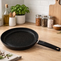 Poêle en Granite Ø28 cm Noir - MCS