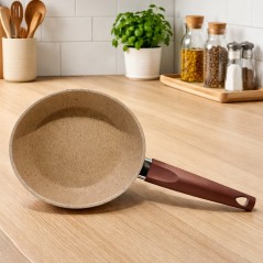Poêle en Granite Ø28 cm Beige - MCS