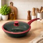 Sauteuse en Granite Ø28 cm Rouge - MCS