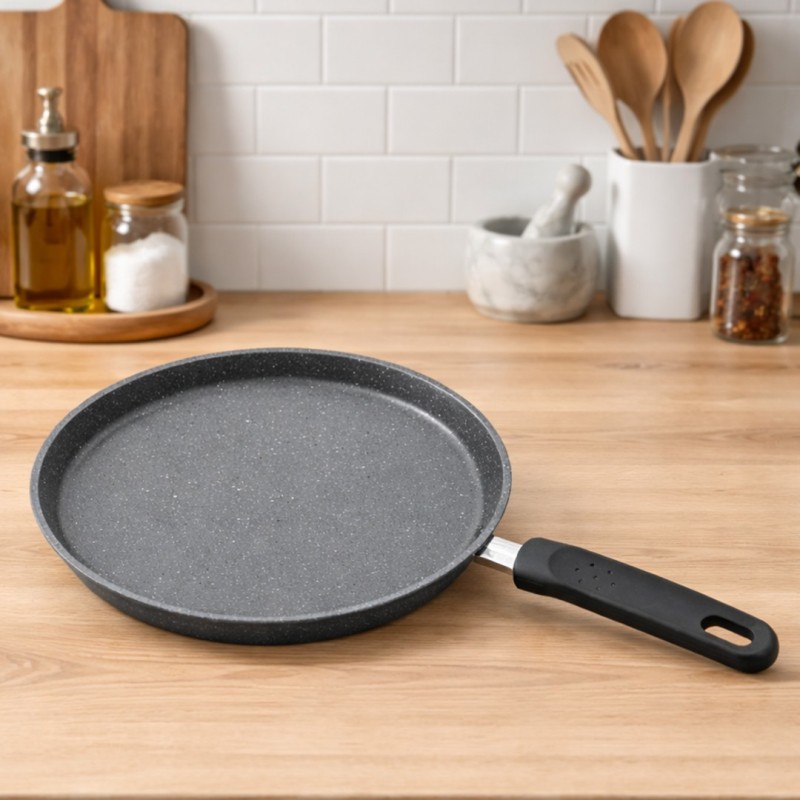 Crêpière en Granite Ø25 cm Gris - MCS