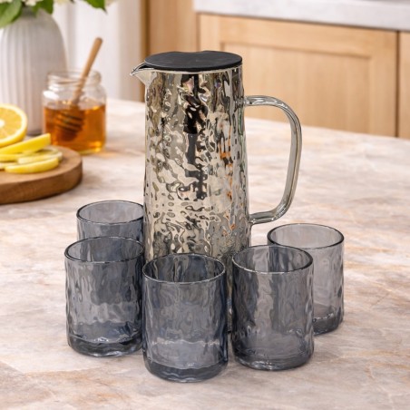 Service à eau 7 Pièces Avec Carafe en Verre