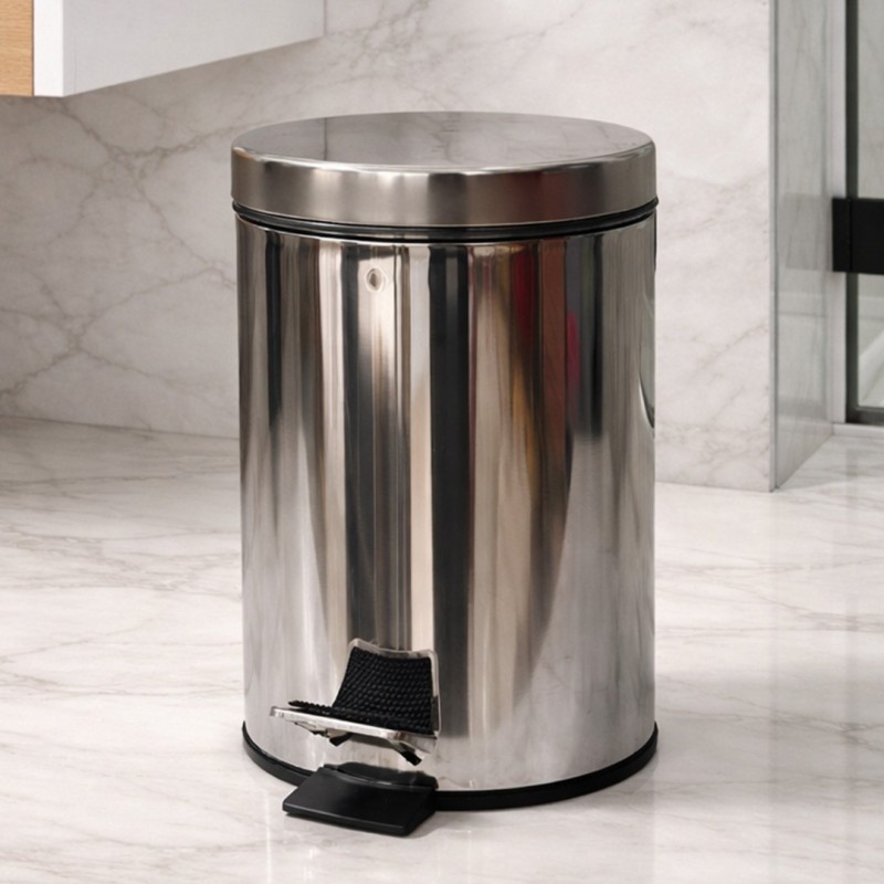 Poubelle Métal 8L avec pédale