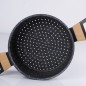 Couscoussier en Granite 22 cm avec Manches en Bois Noir