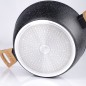 Faitout en Granite 28 cm Manches en Bois