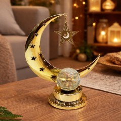 Lune & Étoile Doré Décoratif  Ambiance Orientale