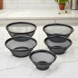 Lot de 5 Passoires en Métal Noir