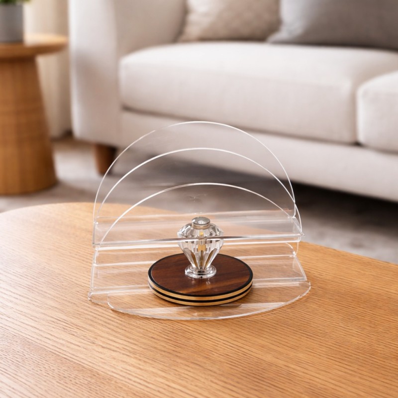 Porte-Serviettes de Table Transparent