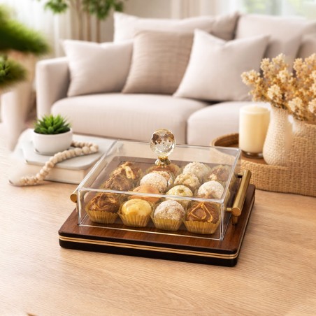 Boîte de présentation décorative en bois