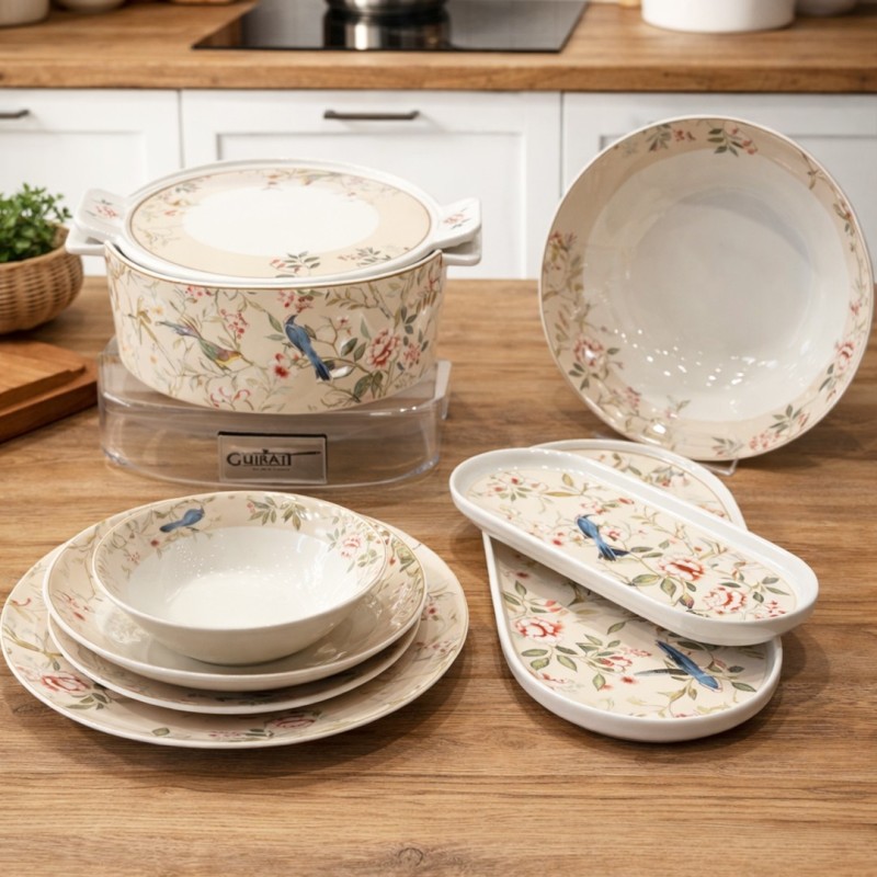 Service de Table 31 Pièces en Porcelaine