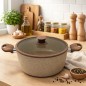 Faitout 28 cm en Granite Crème - MCS