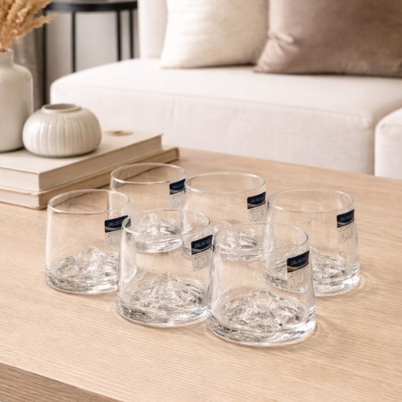 Service de Verres à Eau en Verre 6 Pièces