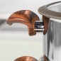 Couscoussier 6L 22 cm Inox 18/10 Manche Effet Bois - Falez