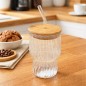 Mug avec Paille en Verre 350ML