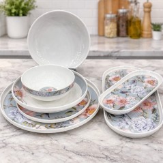 Service de Table 28 Pièces en Porcelaine