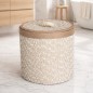 Panier à Linge Rond 26×25 cm Tressé en Corde