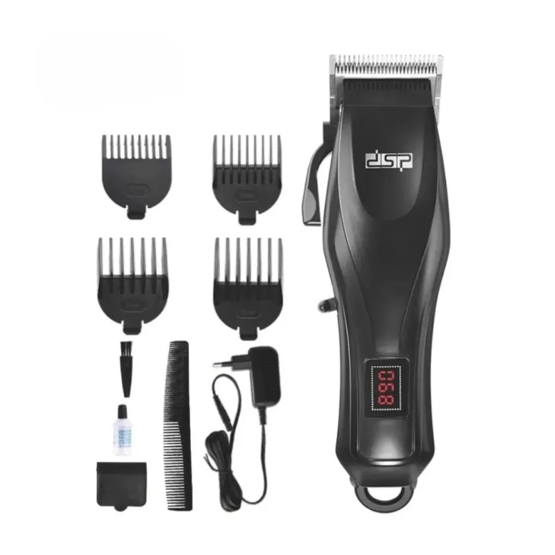 Tondeuse Cheveux Sans Fil 5W Affichage LED - DSP 9043