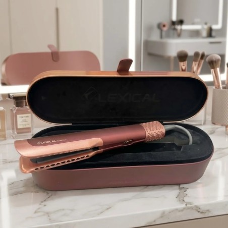 Lisseur à Air Chaud 2en1 1300W Rouge - Lexical LHS-5395