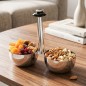 Porte Fruits Secs Double 11 cm en Inox