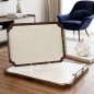 Set de 2 Plateaux Rectangulaires en Bois