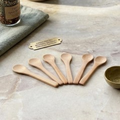 Set 6 Cuillères en Bois