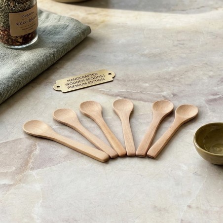 Set 6 Cuillères en Bois