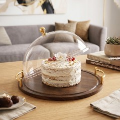 Cloche à Gâteaux avec Plateau 35 cm