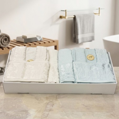 Ensemble de Capes de Bain en Coton Bambo - 6 Pièces