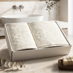 LOT DE DOUCHE 2PCS BLANC