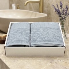 LOT DE DOUCHE 2PCS GRIS FONCE