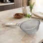 Passoire Fine en Acier Inoxydable avec Manche Bois 21 cm