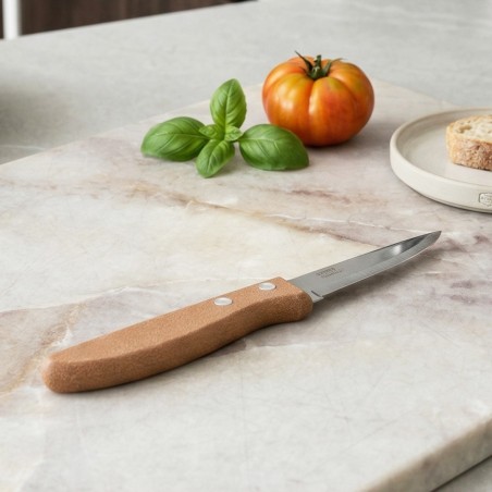 Couteau de Cuisine en Acier Inoxydable avec Manche Bois