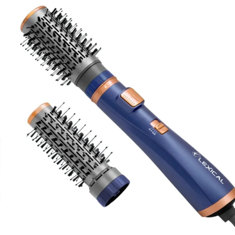 Coffret Brosse 1000W 2en1 Bleu - Lexical LAS-5220-6