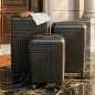Série de 3 Valises Incassable en ABS Noir - ABM